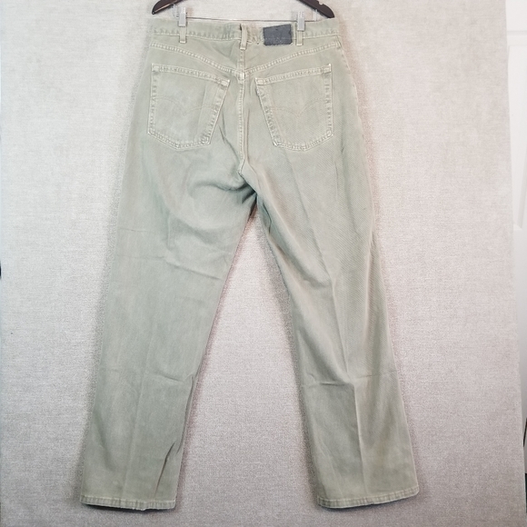VTG Levis Silver Tab Men (36x32) Straight Loose Grey Jeans Y2K USA Distress (913 - Picture 14 of 16